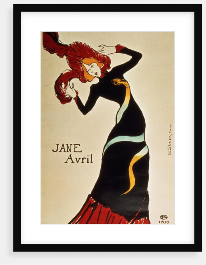 Jane Avril 1899 by Henri de Toulouse-Lautrec