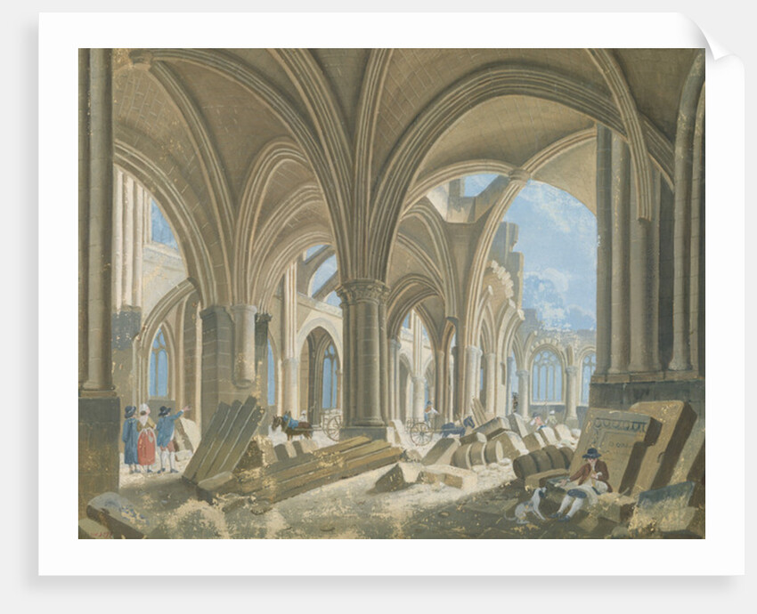 Demolition of the Church of Saint-Jean-en-Greve, c.1800 by Pierre Antoine Demachy