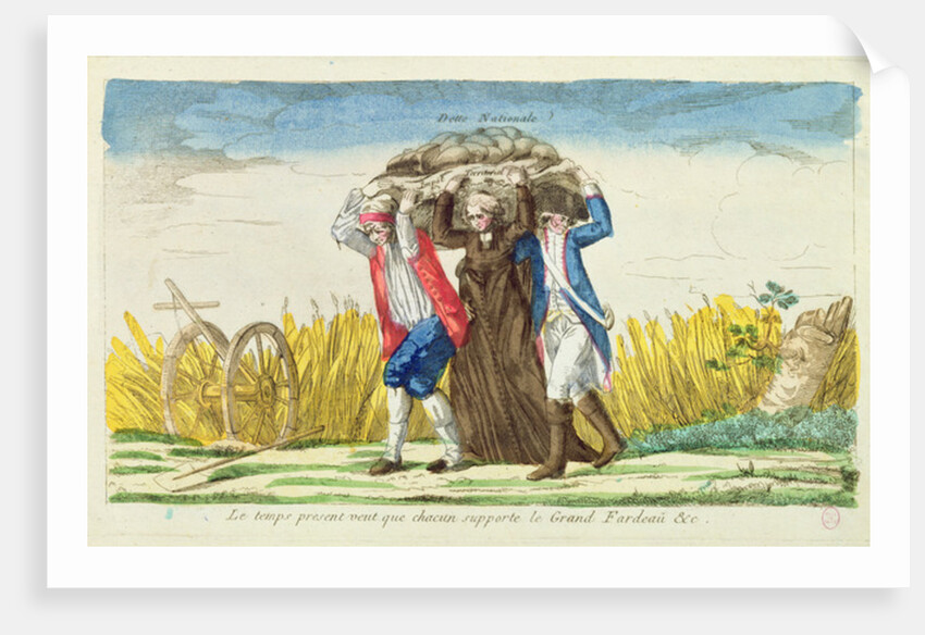 Present times demand that everyone bears the Great Burden by French School