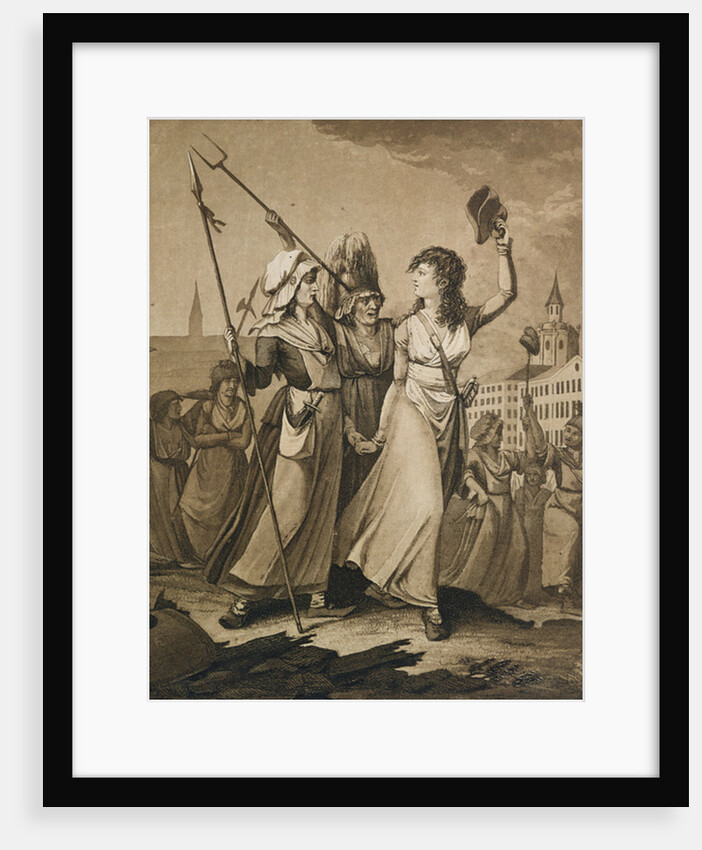 Fishwives of Paris, October 1789 by German School