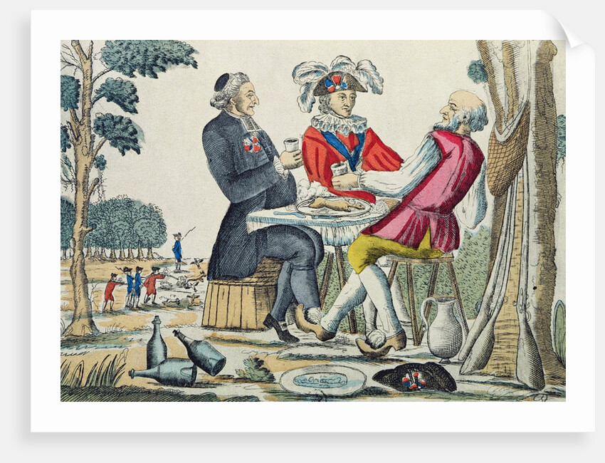 The Patriotic Snack, Reunion of the Three Estates, 4th August 1789 by French School