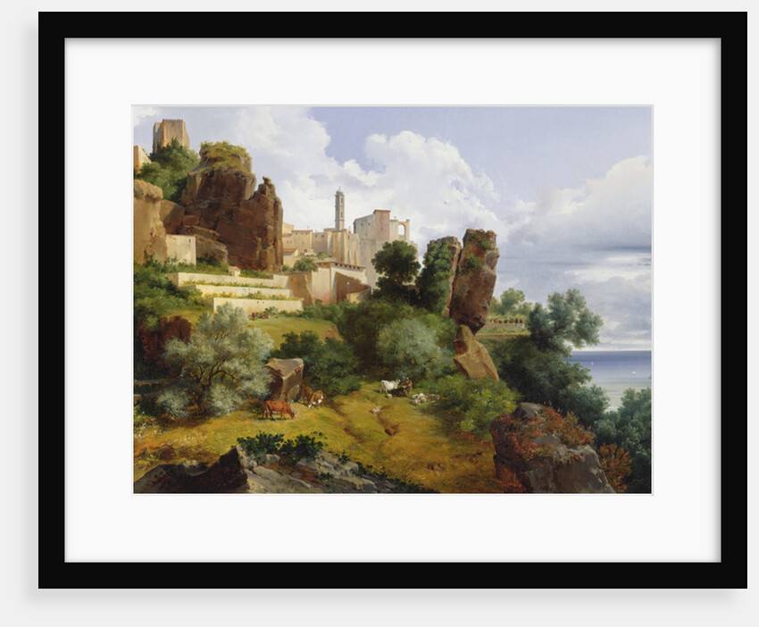 Roquebrune Landscape by Lancelot Theodore Turpin de Crisse