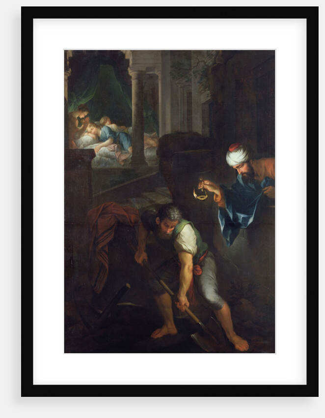 Raguel digging a grave, 1733 by Pierre Parrocel