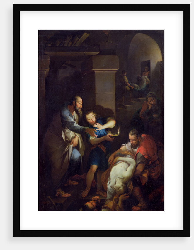 The burial of Tobit by his compatriots, 1733 by Pierre Parrocel