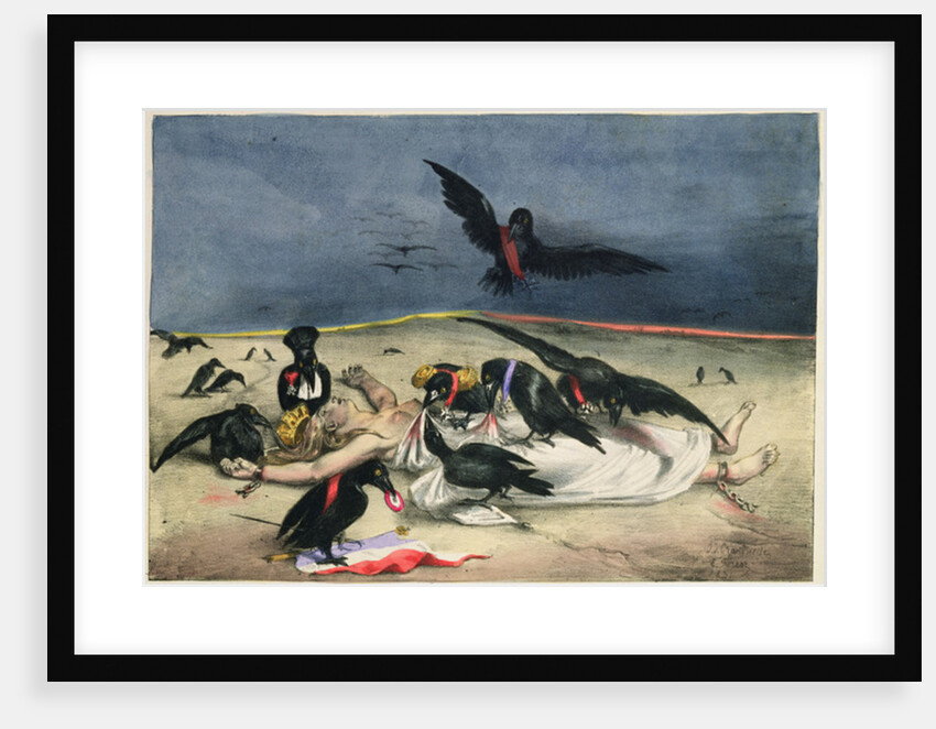 France delivered to crows of all kinds by Grandville