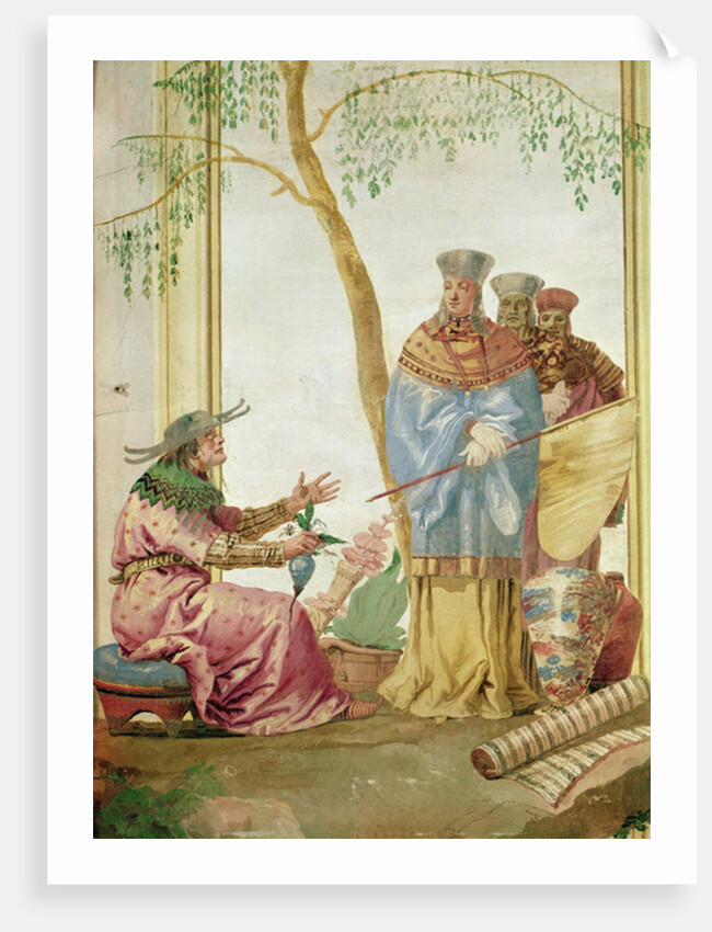 A Chinese Prince before a Soothsayer by Giandomenico Tiepolo