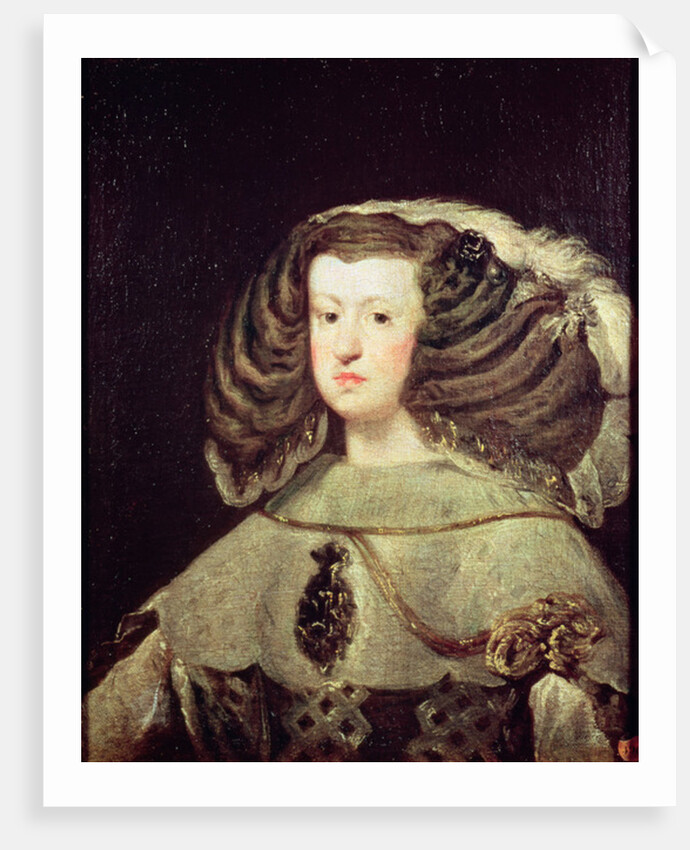 Queen Mariana of Austria by Diego Rodriguez de Silva y Velazquez