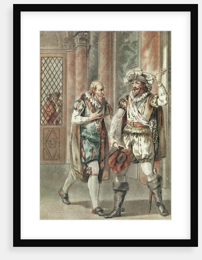 Henry IV of France conversing with Sully, 18th century by French School