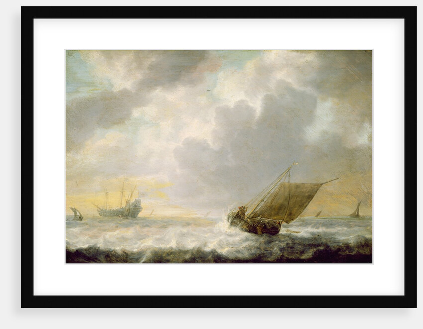 Seascape, c.1650 by Simon Jacobsz. Vlieger