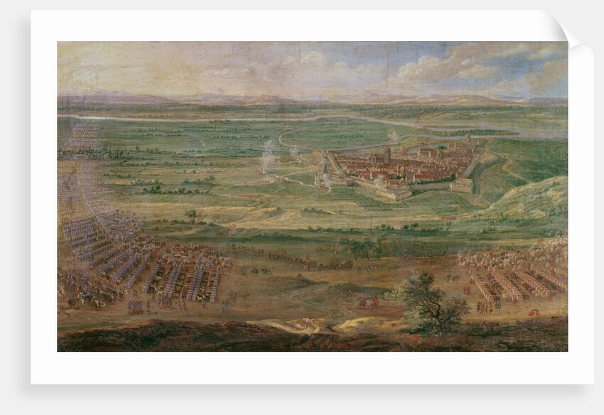 The Siege of Dole in June 1674 by Jean-Baptiste Martin