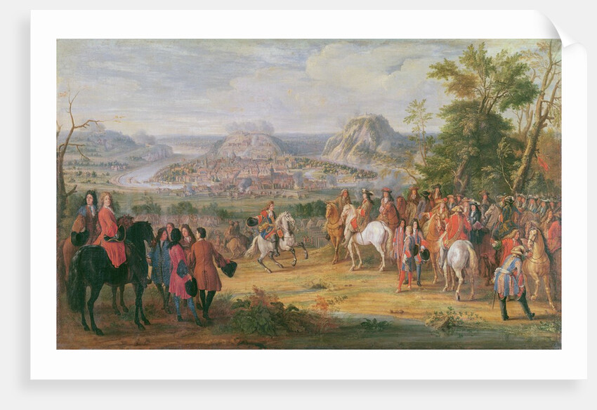 Louis XIV at the Siege of Besançon in May 1674 by Pierre-Denis Martin