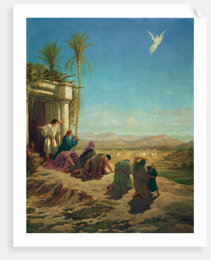 The Angel of Tobias, c.1865 by Gustave Dore