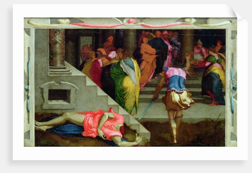 Martyrdom of St. John the Baptist, c.1530-40 by (1509-66) Daniele da Volterra