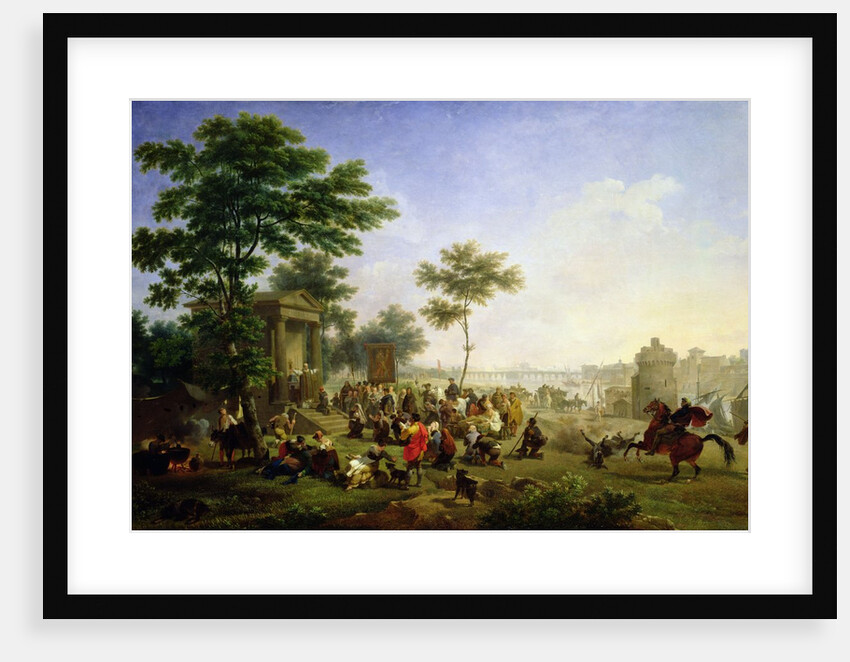 Mass in the Roman Countryside by Nicolas Antoine Taunay