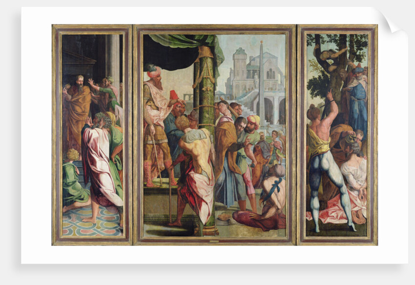 The Sermon, Arrest and Martyrdom of St. James the Greater by Jan van Scorel