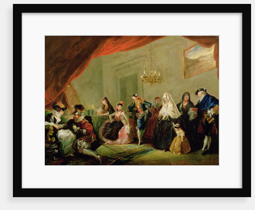 Rehearsal of a Comedy by Luis Paret y Alcazar