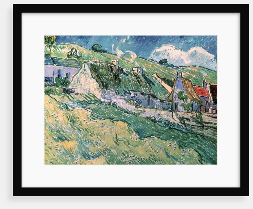 Cottages at Auvers-sur-Oise, 1890 by Vincent van Gogh