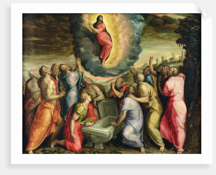 The Assumption of the Virgin by Gian Battista Angolo del Moro