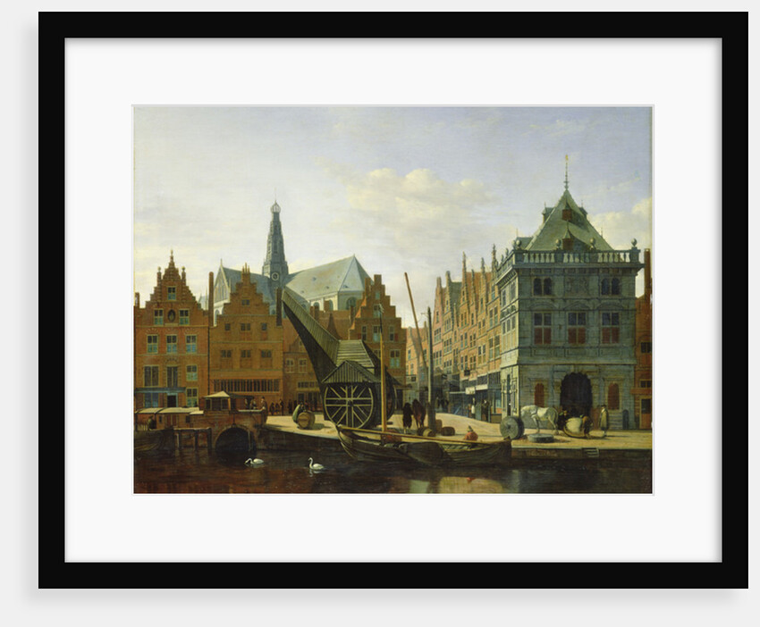 View of the Spaarne at Haarlem, 1667 by Gerrit Adriaensz Berckheyde