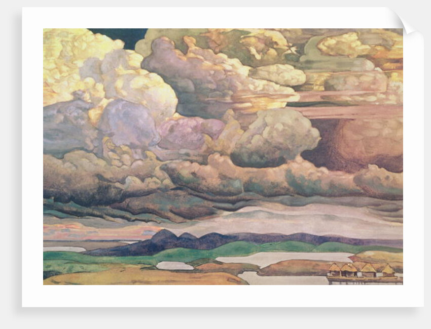 Skyscape, 1912 by Nicholas Roerich