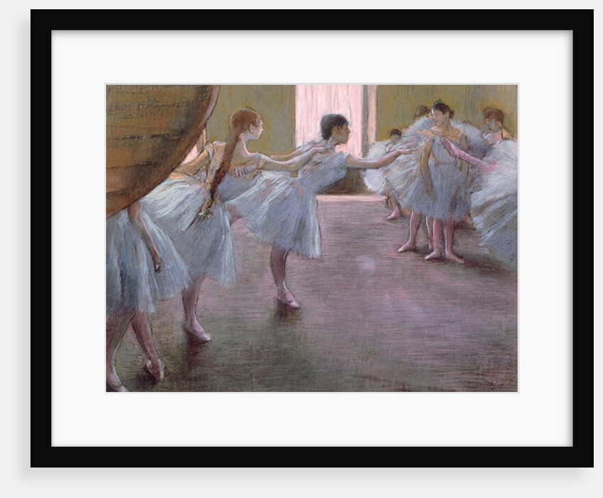 Dancers at Rehearsal, , 1875-1877 by Edgar Degas