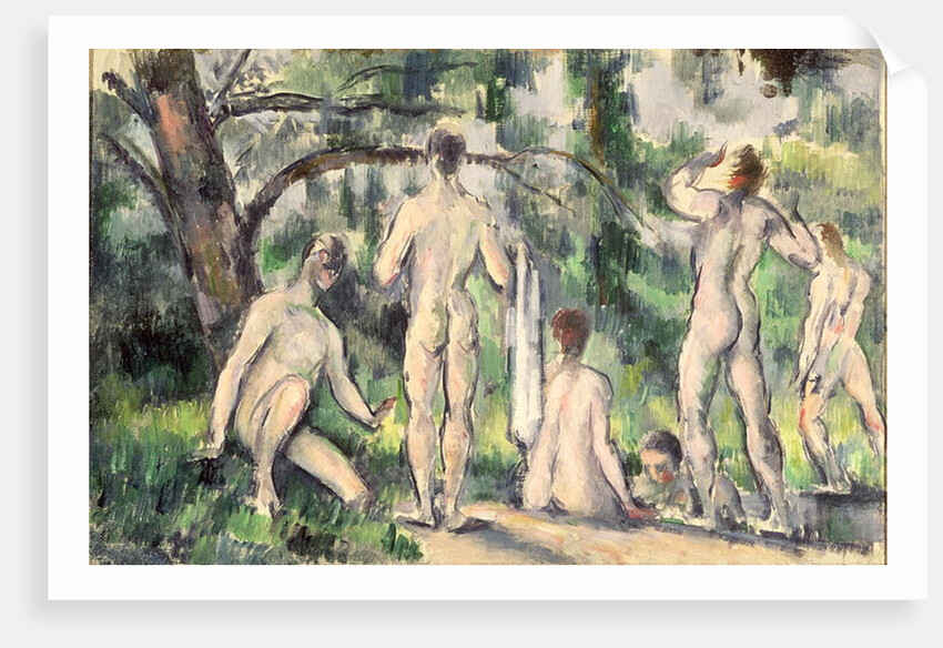 Study of Bathers, c.1895-98 by Paul Cezanne