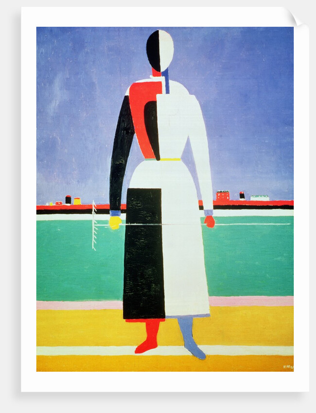 Woman with a Rake, c.1928-32 by Kazimir Severinovich Malevich