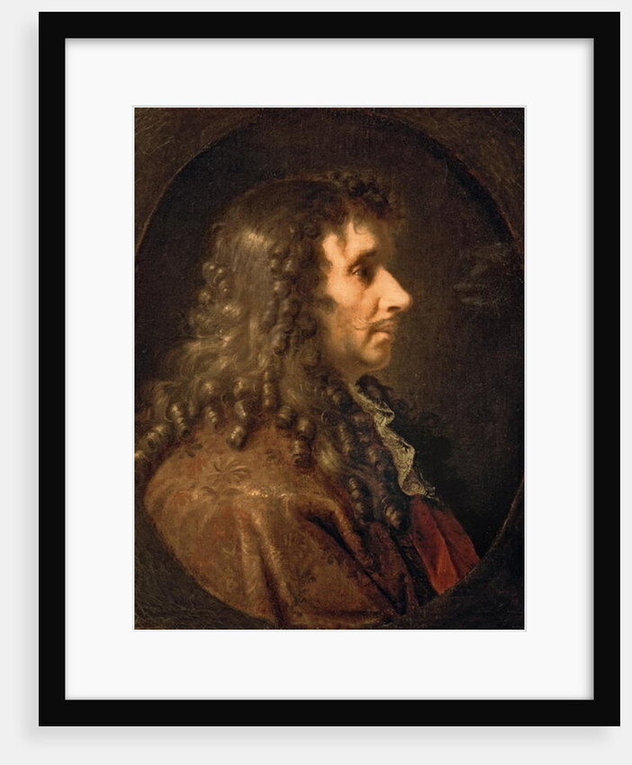 Portrait of Moliere 1660 by Charles Le Brun