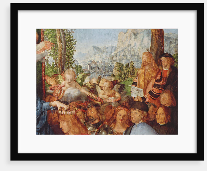 Detail of The Feast of the Rosary by Albrecht Dürer or Duerer