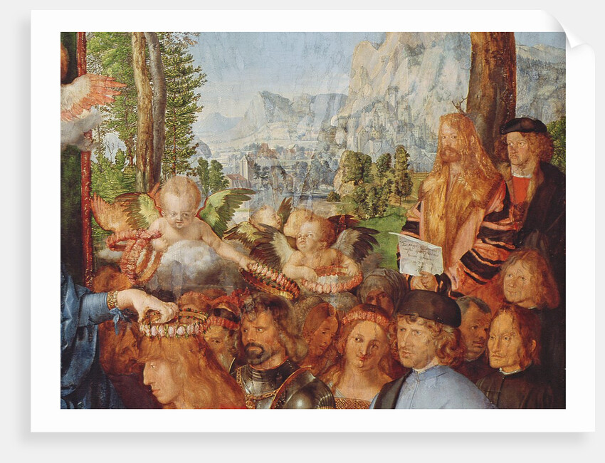 Detail of The Feast of the Rosary by Albrecht Dürer or Duerer