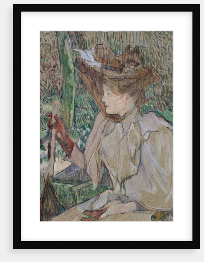 Woman with Gloves, 1891 by Henri de Toulouse-Lautrec