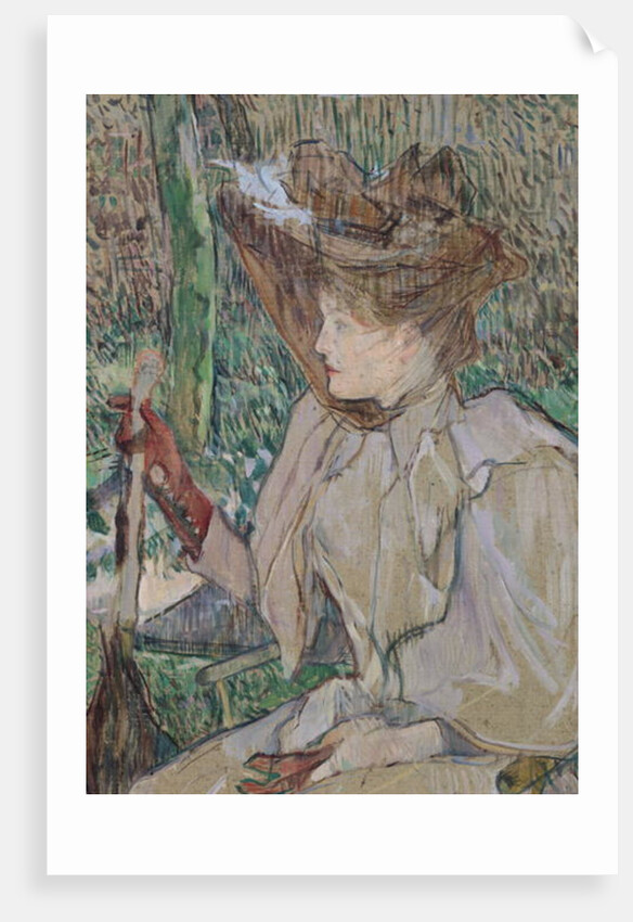 Woman with Gloves, 1891 by Henri de Toulouse-Lautrec