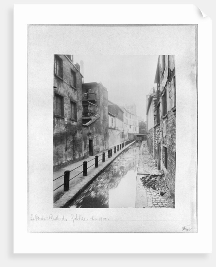 The Bievre, Ruelle des Gobelins, Paris, May 1900 by Eugene Atget