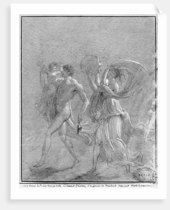 Childhood of Bacchus by Anne Louis Girodet de Roucy-Trioson