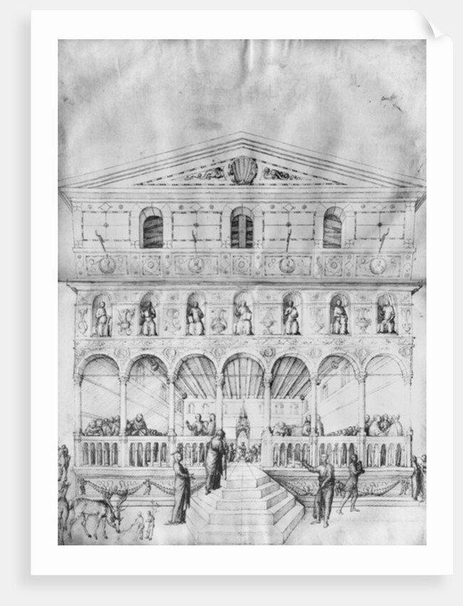 Jesus Christ, aged 12, in the Temple among the Doctors by Jacopo Bellini