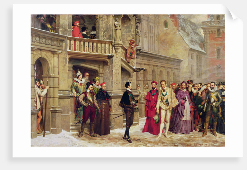 Henri III and the Duc de Guise, 1855 by Pierre Charles Comte