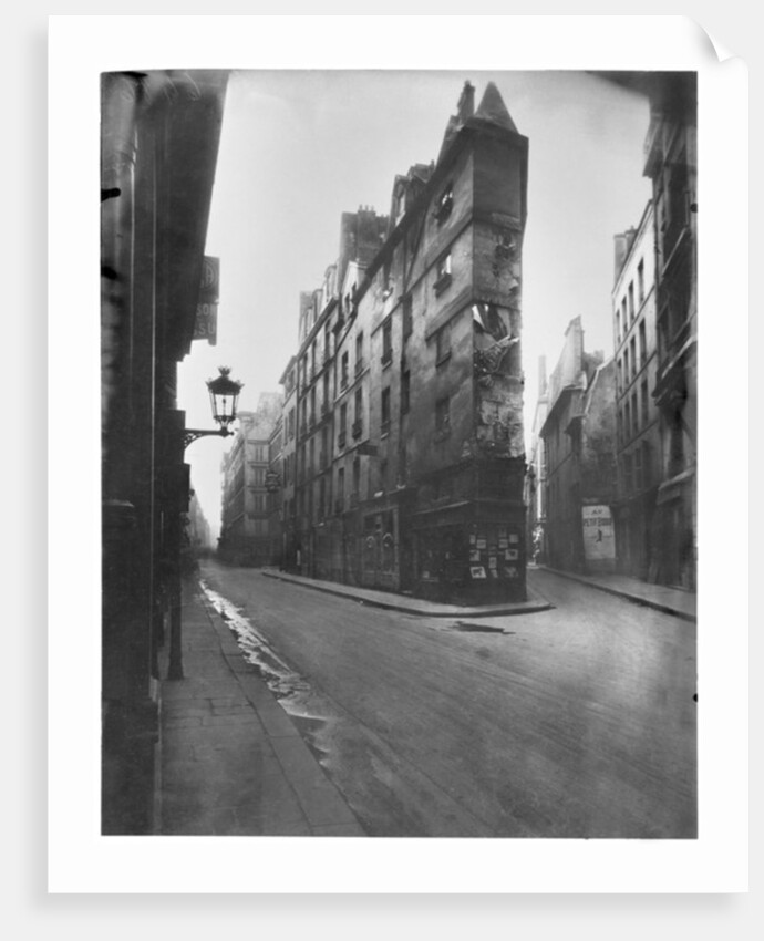Rue de Seine and Rue de l'Echaude, Paris, c.1924 by Eugene Atget