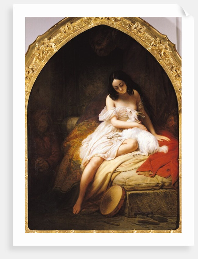 Esmeralda, 1839 by Charles Auguste Steuben