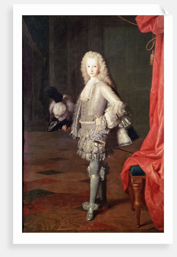 Portrait of Louis I of Spain, 1717 by Michel-Ange Houasse