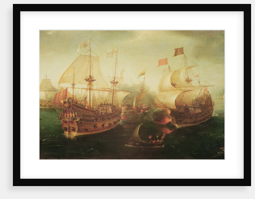 Naval Battle, 1605 by Hendrick Cornelisz Vroom