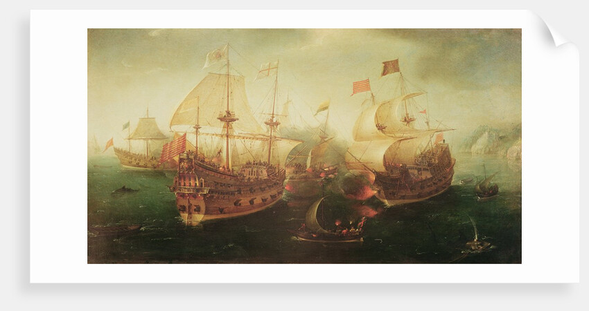 Naval Battle, 1605 by Hendrick Cornelisz Vroom