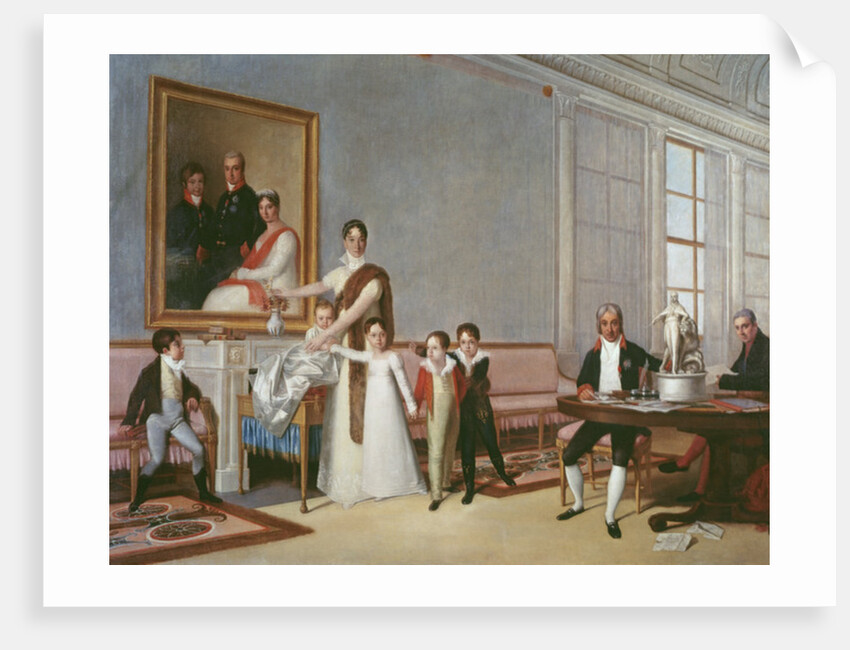 The Family of the First Viscount of Santarem, 1816 by Domingos Antonio de Sequeira