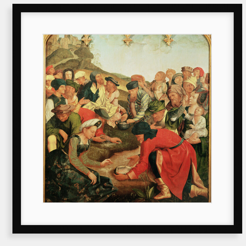 Gathering of the Manna in the Desert by Master of the Evora Altarpiece