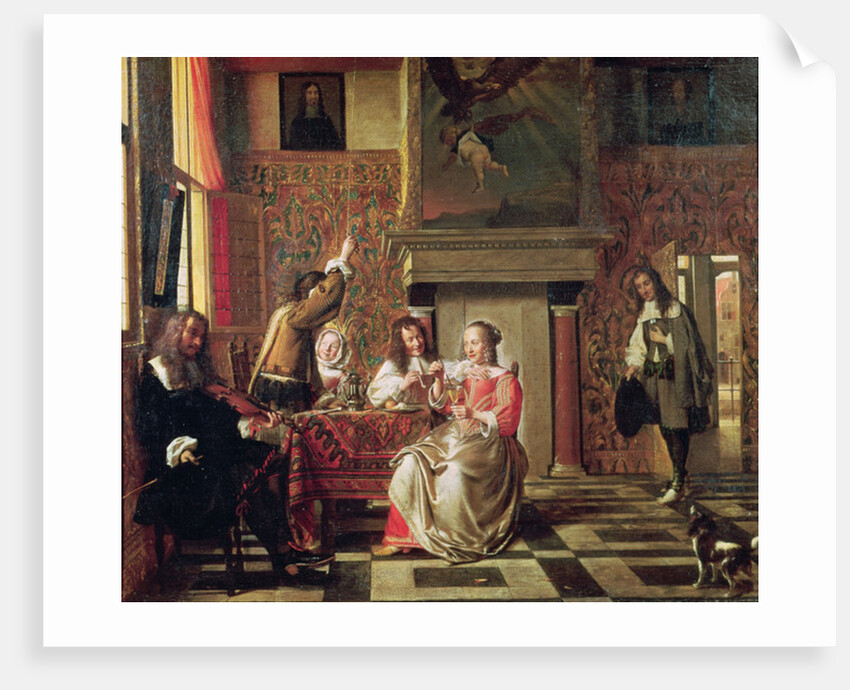 Conversation by Pieter de Hooch