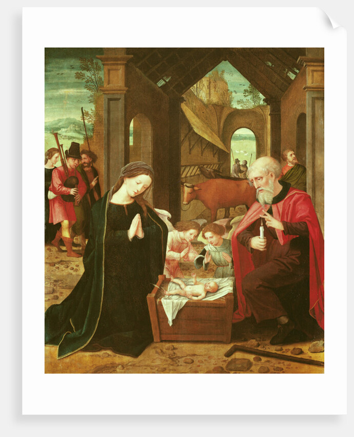 The Nativity by Master of the Female Half Lengths