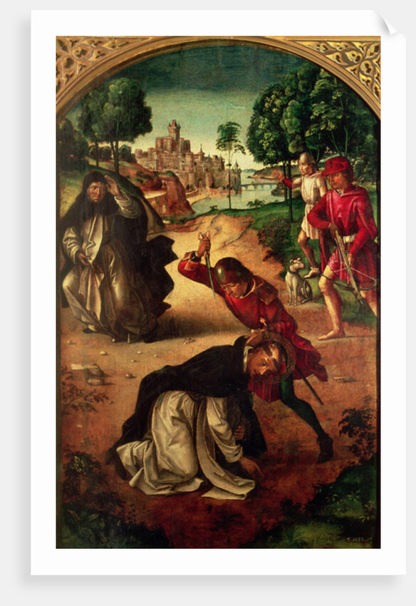 Assassination of Saint Peter of Verona, late 15th century by Pedro Berruguete