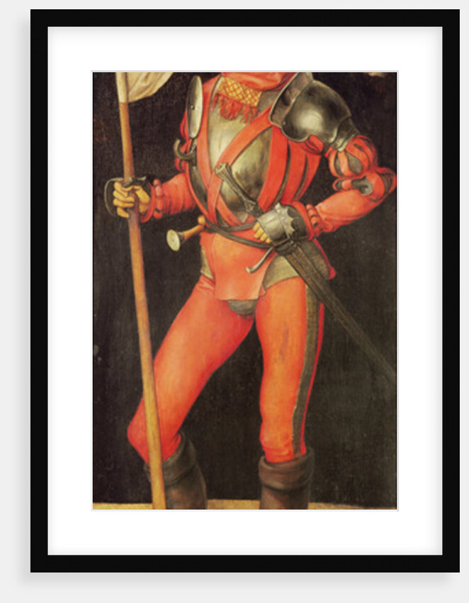 Lukas Paumgartner portrayed as Saint Eustace, right panel of the Paumgartner Altarpiece, c.1500 by Albrecht Dürer or Duerer