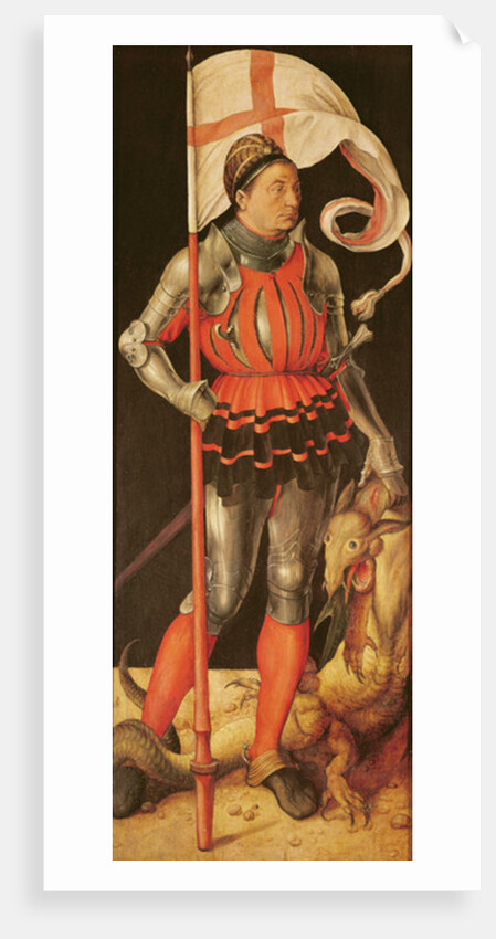 Stephan Paumgartner portrayed as Saint George by Albrecht Dürer or Duerer