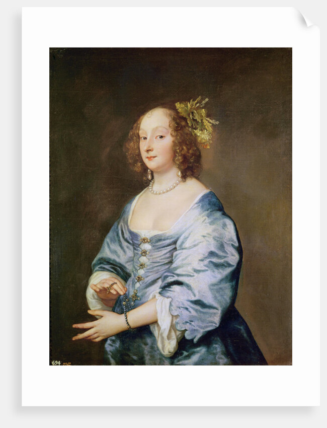 Marie Ruthven, Lady van Dyck, c.1639 by Anthony van Dyck