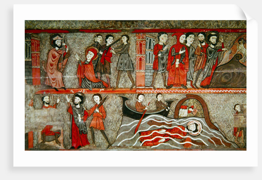 Altar Frontal with scenes from the life of Saint Clement by Catalan School